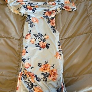 Pink Blush Maternity Dress